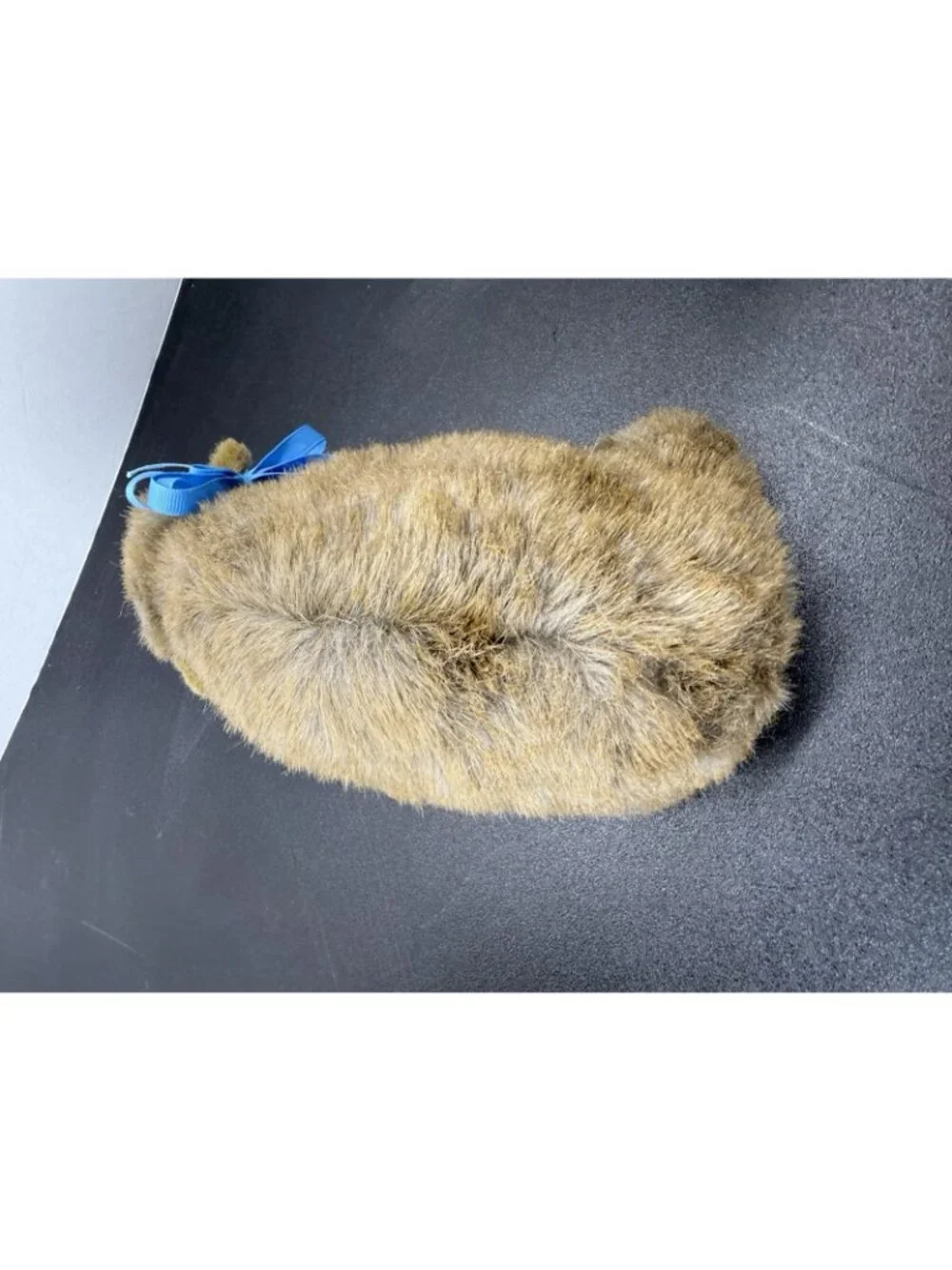 Vintage Handmade Australian Wombat Realistic Fur Plush Animal 10 Inch Brown